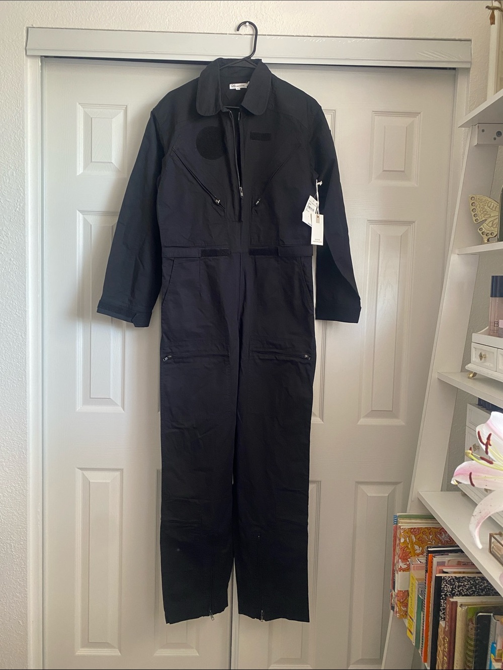 🌼 NWT Good American Desert Flight Jumpsuit Black Utility Jumpsuit / Coveralls